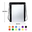 Waterproof Drawstring Backpack Cinch Bag Lightweight Gym | https://www.bestnamebadges.com