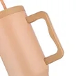 40 oz. Insulated Stainless Steel Vacuum Tumbler Handle Straw | https://www.bestnamebadges.com