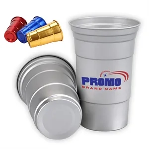 16 oz. Stadium Aluminum Reusable Cups Custom Beer Mug
