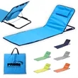 Foldable Beach Lounge Mat with Adjustable Backrest Portable | https://www.bestnamebadges.com