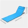 Foldable Beach Lounge Mat with Adjustable Backrest Portable | https://www.bestnamebadges.com