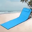 Foldable Beach Lounge Mat with Adjustable Backrest Portable | https://www.bestnamebadges.com