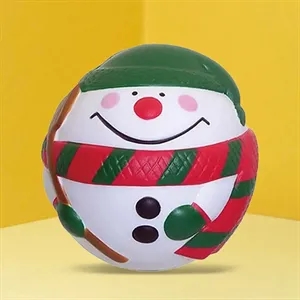 Snowman Stress Ball | https://www.bestnamebadges.com