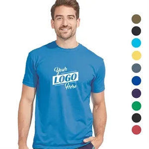 Next Level 4.3 oz 60/40 Combed Cotton/Polyester Mens T-shirt | https://www.bestnamebadges.com