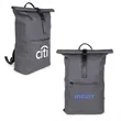 Waterproof rPET Roll-Top Backpack | https://www.bestnamebadges.com