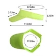 Quick Dry UV Protection Sports Visor Hat Lightweight Sun Cap | https://www.bestnamebadges.com