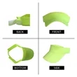 Quick Dry UV Protection Sports Visor Hat Lightweight Sun Cap | https://www.bestnamebadges.com