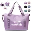 Expandable Handbag W/ Front Shrinking Pocket | https://www.bestnamebadges.com