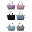 Expandable Handbag W/ Front Shrinking Pocket | https://www.bestnamebadges.com