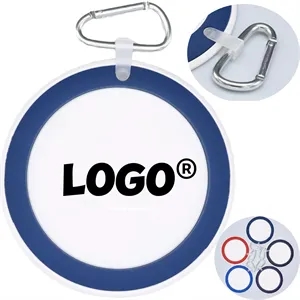 PVC Golf Bag Tag Round Luggage Identifier Clip Travel Sports