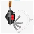In Stock Rechargeable COB LED Keychain Clip Light With Hook | https://www.bestnamebadges.com