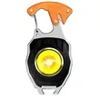 In Stock Rechargeable COB LED Keychain Clip Light With Hook | https://www.bestnamebadges.com