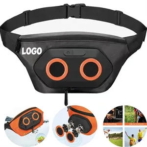 Outdoor Waterproof Speaker Waist Pack With Adjustable Strap