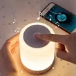 In Stock Touch Control Bluetooth Speaker LED Night Light | https://www.bestnamebadges.com