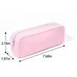 Trendy Silicone Pencil Pouch With Zipper For Students | https://www.bestnamebadges.com