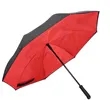 48" Arc Two Tone Auto Open Reverse Umbrella With Full Color | https://www.bestnamebadges.com