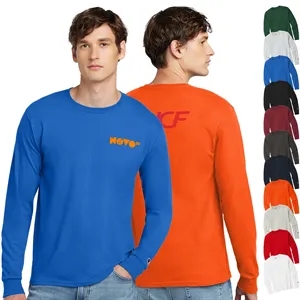 Champion ® Heritage 5.2-Oz. Jersey Long Sleeve Tee | https://www.bestnamebadges.com