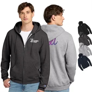 Champion® Powerblend® Full-Zip Hoodie | https://www.bestnamebadges.com
