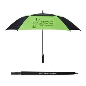 60" Arc Auto Open Windproof Square Golf Umbrella