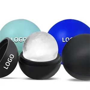 Round Sphere Whiskey Ice Ball Maker 1.8 In 2.2in 2.4in | https://www.bestnamebadges.com