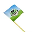 50" Whip Rods With 12"x12" Custom Digital Flag | https://www.bestnamebadges.com