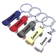 Skateboard Metal Key chain | https://www.bestnamebadges.com