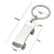 Skateboard Metal Key chain | https://www.bestnamebadges.com