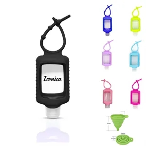 Travel Size Plastic Clear Bottles with Silicone Sleeve