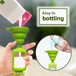 Travel Size Plastic Clear Bottles with Silicone Sleeve | https://www.bestnamebadges.com