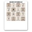 Music Symbol Magnet - MADE IN USA | https://www.bestnamebadges.com
