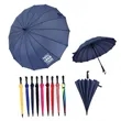 Premium 16 Panel Manual Golf Umbrella | https://www.bestnamebadges.com