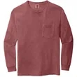 Comfort Colors® Heavyweight Ring Spun Long Sleeve Pocket Tee | https://www.bestnamebadges.com