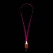 LED Light Up Neon Lanyard | https://www.bestnamebadges.com