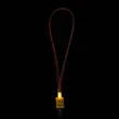 LED Light Up Neon Lanyard | https://www.bestnamebadges.com
