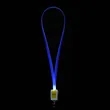 LED Light Up Neon Lanyard | https://www.bestnamebadges.com