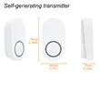 Large Volume Household Self-Generating Doorbell 1 To 1 | https://www.bestnamebadges.com