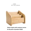 Wooden Desktop Stationery Storage Stand Dressing Box | https://www.bestnamebadges.com