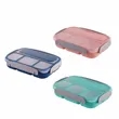 Divided Plastic Lunch Box For Students And Office Workers | https://www.bestnamebadges.com