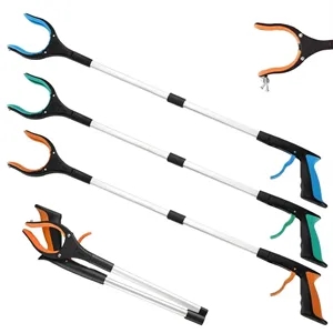 Foldable Reacher Grabber Pickup Tool with 360 Rotating Jaw & | https://www.bestnamebadges.com