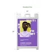 26.8" x 42.5" Plastic A Frame Kit w/ Stay Tabs - White | https://www.bestnamebadges.com