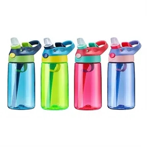 Kids Water Bottle with Straw 16 oz | https://www.bestnamebadges.com