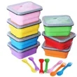 24oz Silicone Lunch Box Collapsible Food Storage Containers | https://www.bestnamebadges.com