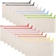 Canvas Colorful Zipper Bags  | https://www.bestnamebadges.com