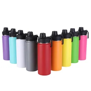 22oz Vacuum-Insulated Stainless-Steel Water Bottle | https://www.bestnamebadges.com