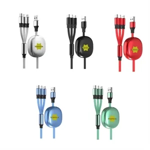 Multi Retractable USB Charger Cable 3 in 2