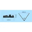 Foldable V Mobile Phone Holder | https://www.bestnamebadges.com