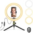 LED Desk Ring Light with Tripod Stand 10" | https://www.bestnamebadges.com