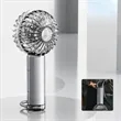 Transparent Handheld Silent Small USB Fan Outdoor With Hook | https://www.bestnamebadges.com