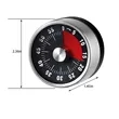 Visual Mechanical Timer Loud Alarm Stainless Steel Magnetic | https://www.bestnamebadges.com