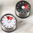 Visual Mechanical Timer Loud Alarm Stainless Steel Magnetic | https://www.bestnamebadges.com
